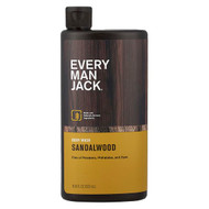<img alt="Every Man Jack, Body Wash, Sandalwood, 16.9 fl oz (500 ml)" title="Every Man Jack, Body Wash, Sandalwood, 16.9 fl oz (500 ml),878639000100"