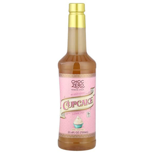 <img alt="ChocZero, Premium Syrup, Cupcake, Sugar Free, 25.4 fl oz (750 ml)" title="ChocZero, Premium Syrup, Cupcake, Sugar Free, 25.4 fl oz (750 ml),850022368790"