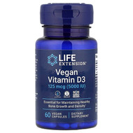 <img alt="Life Extension, Vegan Vitamin D3, 125 mcg (5000 IU), 60 Vegan Capsules" title="Life Extension, Vegan Vitamin D3, 125 mcg (5000 IU), 60 Vegan Capsules,737870242260"