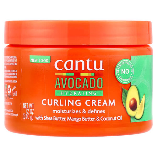 <img alt="Cantu, Avocado Hydrating Curling Cream, 12 oz (340 g)" title="Cantu, Avocado Hydrating Curling Cream, 12 oz (340 g),817513019906"