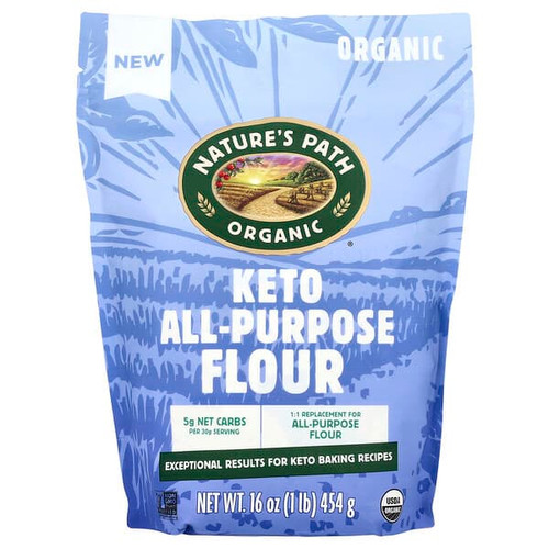 <img alt="Natures Path, Organic Keto All-Purpose Flour, 16 oz (454 g)" title="Natures Path, Organic Keto All-Purpose Flour, 16 oz (454 g),058449243151"