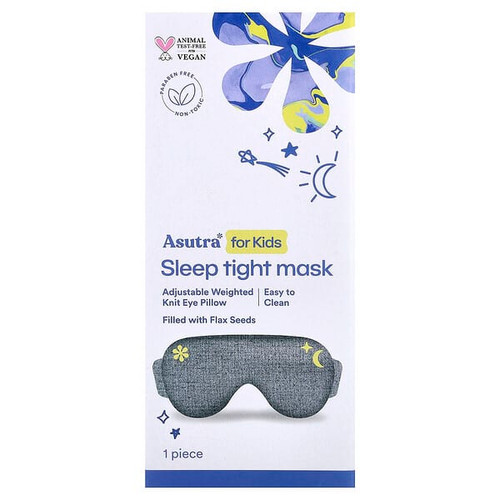<img alt="Asutra, Kids, Sleep Tight Mask, 1 Mask" title="Asutra, Kids, Sleep Tight Mask, 1 Mask,850016538895"