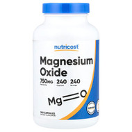 <img alt="Nutricost, Magnesium Oxide , 750 mg , 240 Capsules" title="Nutricost, Magnesium Oxide , 750 mg , 240 Capsules,810014675497"