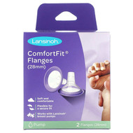 <img alt="Lansinoh, ComfortFit Flanges , 2 Flanges, 28 mm Each" title="Lansinoh, ComfortFit Flanges , 2 Flanges, 28 mm Each,044677535113"