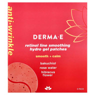 <img alt="DERMA E, Retinol Line Smoothing Hydro Gel Patches, For All Skin Types, 5 Pack" title="DERMA E, Retinol Line Smoothing Hydro Gel Patches, For All Skin Types, 5 Pack,030985004892"