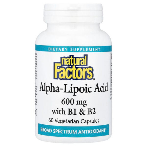 <img alt="Natural Factors, Alpha-Lipoic Acid with B1 & B2, 60 Vegetarian Capsules" title="Natural Factors, Alpha-Lipoic Acid with B1 & B2, 60 Vegetarian Capsules,068958021027"
