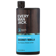 <img alt="Every Man Jack, Hydrating Body Wash, Coconut + Vanilla, 16.9 fl oz (500 ml)" title="Every Man Jack, Hydrating Body Wash, Coconut + Vanilla, 16.9 fl oz (500 ml),878639016453"