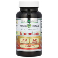 <img alt="Amazing Nutrition, Bromelain, 500 mg, 120 Tablets" title="Amazing Nutrition, Bromelain, 500 mg, 120 Tablets,810180022033"