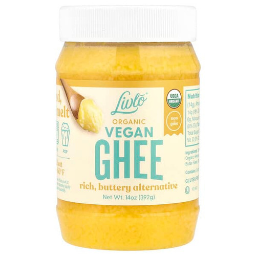 <img alt="Livlo, Organic Vegan GHEE, 14 oz (392 g)" title="Livlo, Organic Vegan GHEE, 14 oz (392 g),850032565103"