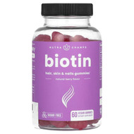 <img alt="NutraChamps, Biotin, Hair, Skin & Nails Gummies, Sugar Free, Natural Berry, 60 Vegan Gummies (5,000 mcg per Gummy)" title="NutraChamps, Biotin, Hair, Skin & Nails Gummies, Sugar Free, Natural Berry, 60 Vegan Gummies (5,000 mcg per Gummy),621983501034"