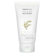 <img alt="Thank You Farmer, Rice, Pure Clay Mask To Foam Cleanser, 5.27 fl oz (150 ml)" title="Thank You Farmer, Rice, Pure Clay Mask To Foam Cleanser, 5.27 fl oz (150 ml),8809454981734"