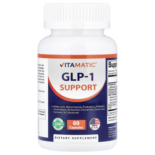 <img alt="Vitamatic, GLP-1 Support, 60 Capsules" title="Vitamatic, GLP-1 Support, 60 Capsules,810078476368"