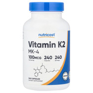 <img alt="Nutricost, Vitamin K2 MK-4, 100 mcg, 240 Capsules" title="Nutricost, Vitamin K2 MK-4, 100 mcg, 240 Capsules,857077008695"