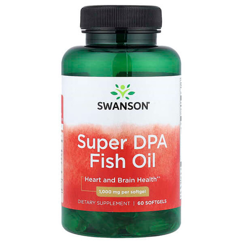 <img alt="Swanson Vitamins, Super DPA Fish Oil, 1,000 mg, 60 Softgels" title="Swanson Vitamins, Super DPA Fish Oil, 1,000 mg, 60 Softgels,087614170640"