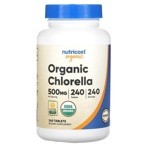 <img alt="Nutricost, Organic Chlorella, 500 mg, 240 Tablets" title="Nutricost, Organic Chlorella, 500 mg, 240 Tablets,810014672656"