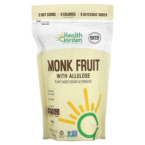 <img alt="Health Garden, Monk Fruit With Allulose, 16 oz (454 g)" title="Health Garden, Monk Fruit With Allulose, 16 oz (454 g),850039638268"