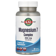 <img alt="KAL, Magnesium 7 Complex, 60 VegCaps (175 mg per Cap)" title="KAL, Magnesium 7 Complex, 60 VegCaps (175 mg per Cap),021245888567"