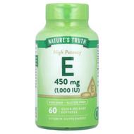<img alt="Natures Truth, Vitamin E, High Potency, 450 mg (1,000 IU), 60 Quick Release Softgels" title="Natures Truth, Vitamin E, High Potency, 450 mg (1,000 IU), 60 Quick Release Softgels,840093106056"