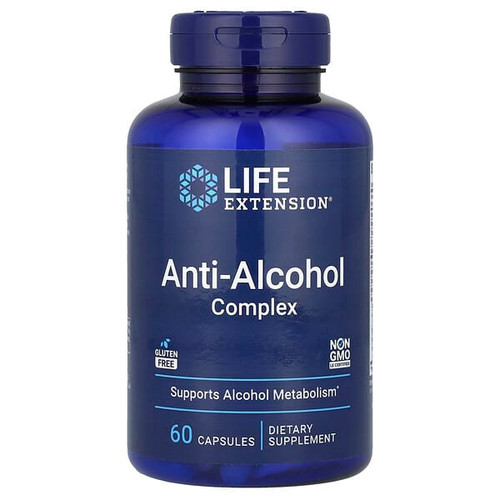 <img alt="Life Extension, Anti-Alcohol Complex, 60 Capsules" title="Life Extension, Anti-Alcohol Complex, 60 Capsules,737870224006"