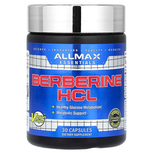 <img alt="ALLMAX, Essentials, Berberine HCL, 500 mg , 30 Vegan Capsules" title="ALLMAX, Essentials, Berberine HCL, 500 mg , 30 Vegan Capsules,665553230207"