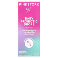 <img alt="Pink Stork, Baby Probiotic Drops, Age 0+, Unflavored, 1 fl oz (30 ml)" title="Pink Stork, Baby Probiotic Drops, Age 0+, Unflavored, 1 fl oz (30 ml),850018865548"