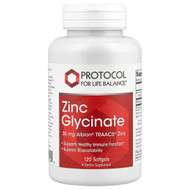 <img alt="Protocol for Life Balance, Zinc Glycinate, 30 mg, 120 Softgels" title="Protocol for Life Balance, Zinc Glycinate, 30 mg, 120 Softgels,707359115545"
