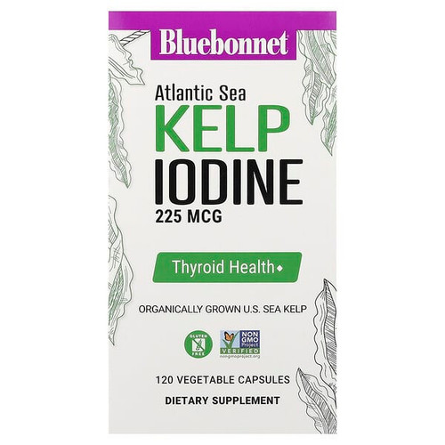 <img alt="Bluebonnet Nutrition, Atlantic Sea Kelp Iodine, 225 mcg, 120 Vegetable Capsules" title="Bluebonnet Nutrition, Atlantic Sea Kelp Iodine, 225 mcg, 120 Vegetable Capsules,743715012561"