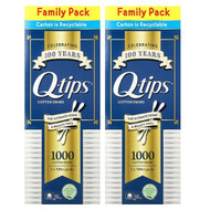<img alt="Q-tips, Cotton Swabs, Family Pack, 2 Pack, 500 Swabs Each" title="Q-tips, Cotton Swabs, Family Pack, 2 Pack, 500 Swabs Each,305210116849"