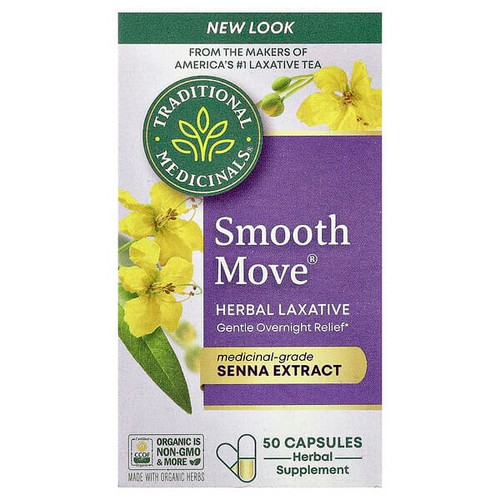 <img alt="Traditional Meds, Smooth Move Capsules, Senna, 50 Capsules" title="Traditional Meds, Smooth Move Capsules, Senna, 50 Capsules,032917002969"