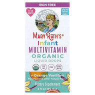 <img alt="MaryRuths, Organic Infant Multivitamin Liquid Drops, 6-12 Months, Orange Vanilla, 2 fl oz (60 ml)" title="MaryRuths, Organic Infant Multivitamin Liquid Drops, 6-12 Months, Orange Vanilla, 2 fl oz (60 ml),810104620567"