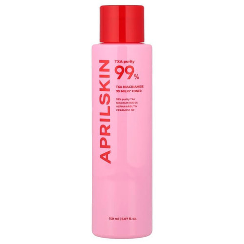 <img alt="April Skin, TXA Niacinamide 99 Milky Toner, 5.07 fl oz (150 ml)" title="April Skin, TXA Niacinamide 99 Milky Toner, 5.07 fl oz (150 ml),8800256119486"