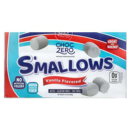 <img alt="ChocZero, SMallows, Vanilla, 10.5 oz (300 g)" title="ChocZero, SMallows, Vanilla, 10.5 oz (300 g),850043447405"