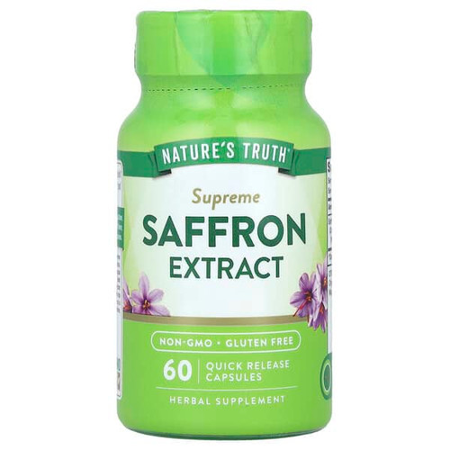<img alt="Natures Truth, Supreme Saffron Extract, 60 Quick Release Capsules (88.5 mg per Capsule)" title="Natures Truth, Supreme Saffron Extract, 60 Quick Release Capsules (88.5 mg per Capsule),840093123879"