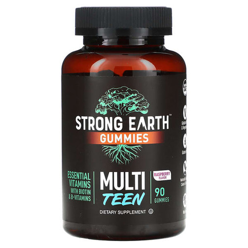 <img alt="YumVs, Strong Earth Gummies, Multi Teen, Raspberry, 90 Gummies" title="YumVs, Strong Earth Gummies, Multi Teen, Raspberry, 90 Gummies,810048613212"