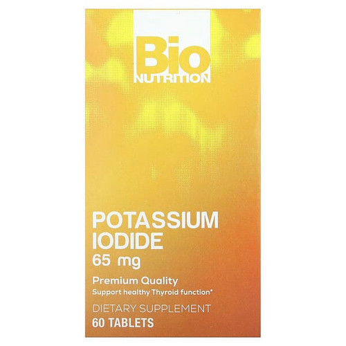 <img alt="Bio Nutrition, Potassium Iodide, 65 mg, 60 Tablets" title="Bio Nutrition, Potassium Iodide, 65 mg, 60 Tablets,854936003341"