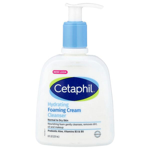 <img alt="Cetaphil, Hydrating Foaming Cream Cleanser, Normal to Dry Skin, 8 fl oz (237 ml)" title="Cetaphil, Hydrating Foaming Cream Cleanser, Normal to Dry Skin, 8 fl oz (237 ml),302990117103"