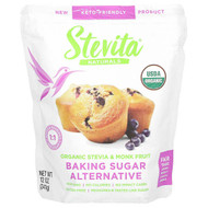 <img alt="Stevita Naturals, Baking Sugar Alternative, Organic Stevia & Monk Fruit, 12 oz (341 g)" title="Stevita Naturals, Baking Sugar Alternative, Organic Stevia & Monk Fruit, 12 oz (341 g),617928600009"