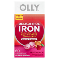 <img alt="OLLY, Delightful Iron, Ages 4+, Fruit Punch, 60 Chewable Tablets" title="OLLY, Delightful Iron, Ages 4+, Fruit Punch, 60 Chewable Tablets,840160203299"