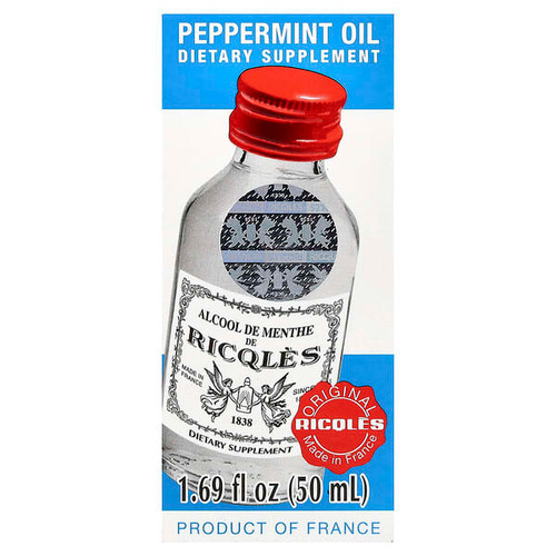 <img alt="Ricqlès, Peppermint Oil, 1.69 fl oz (50 ml)" title="Ricqlès, Peppermint Oil, 1.69 fl oz (50 ml),3103220038895"