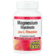 <img alt="Natural Factors, Magnesium Glycinate plus L-Theanine, 90 Vegetarian Capsules" title="Natural Factors, Magnesium Glycinate plus L-Theanine, 90 Vegetarian Capsules,068958016740"