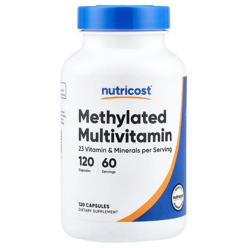 <img alt="Nutricost, Methylated Multivitamin, 120 Capsules" title="Nutricost, Methylated Multivitamin, 120 Capsules,810139575672"