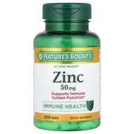 <img alt="Natures Bounty, Zinc, 50 mg, 200 Tablets" title="Natures Bounty, Zinc, 50 mg, 200 Tablets,074312009952"