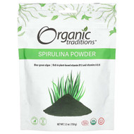 <img alt="Organic Traditions, Spirulina Powder, 5.3 oz (150 g)" title="Organic Traditions, Spirulina Powder, 5.3 oz (150 g),627733012317"