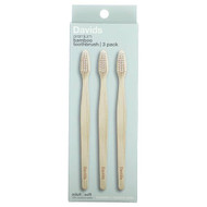 <img alt="Davids, Premium Bamboo Toothbrush, Soft, Adult, 3 Toothbrushes" title="Davids, Premium Bamboo Toothbrush, Soft, Adult, 3 Toothbrushes,850046443015"