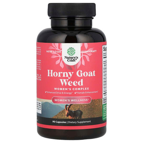 <img alt="Natures Craft, Horny Goat Weed, Womens Complex, 90 Capsules" title="Natures Craft, Horny Goat Weed, Womens Complex, 90 Capsules,850050639022"