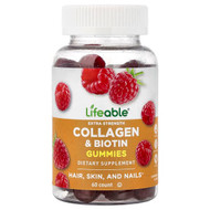 <img alt="Lifeable, Collagen & Biotin Gummies, Raspberry, 60 Gummies" title="Lifeable, Collagen & Biotin Gummies, Raspberry, 60 Gummies,810102730695"