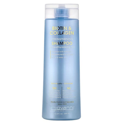 <img alt="Giovanni, Biotin & Collagen Strengthening Shampoo, 13.5 fl oz (399 ml)" title="Giovanni, Biotin & Collagen Strengthening Shampoo, 13.5 fl oz (399 ml),716237189103"