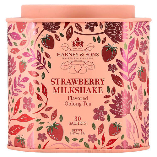 <img alt="Harney & Sons, Oolong Tea, Strawberry Milkshake , 30 Sachets, 2.67 oz (75 g)" title="Harney & Sons, Oolong Tea, Strawberry Milkshake , 30 Sachets, 2.67 oz (75 g),636046356902"