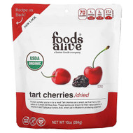 <img alt="Foods Alive, Organic Tart Cherries, Dried, 10 oz (284 g)" title="Foods Alive, Organic Tart Cherries, Dried, 10 oz (284 g),850008080463"