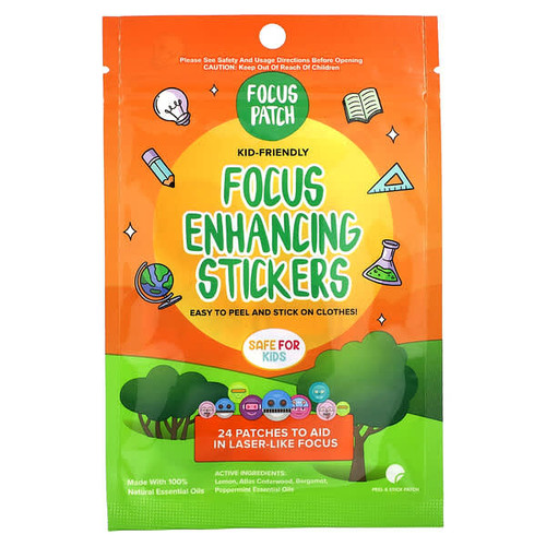 <img alt="NATPAT, Focus Patch, Focus Enhancing Stickers, 24 Patches" title="NATPAT, Focus Patch, Focus Enhancing Stickers, 24 Patches,746160796413"